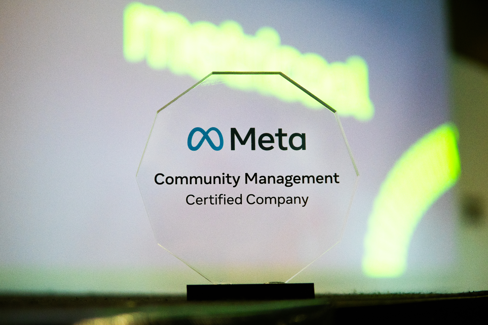 Premio Meta Community Management Certified Company